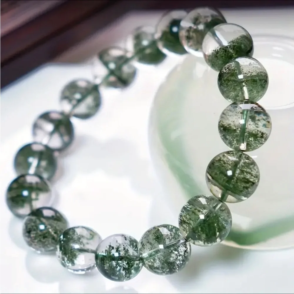 Mossy Green Quartz bracelet